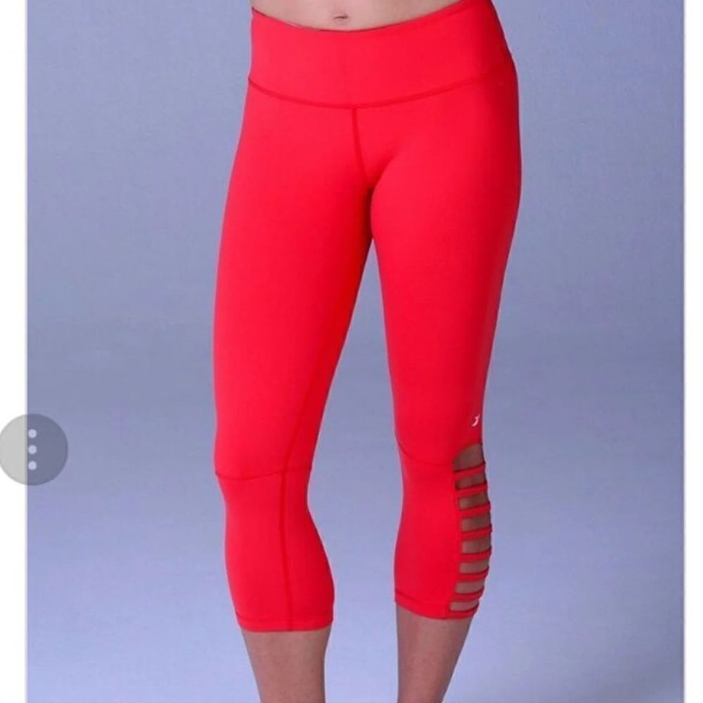 Glyder Maroon Straptastic Crops XS